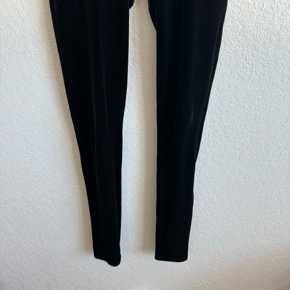 Spanx Velvet High Rise Slim Stretch Shaping Pull-On Ankle Leggings Black Small - Picture 9 of 15